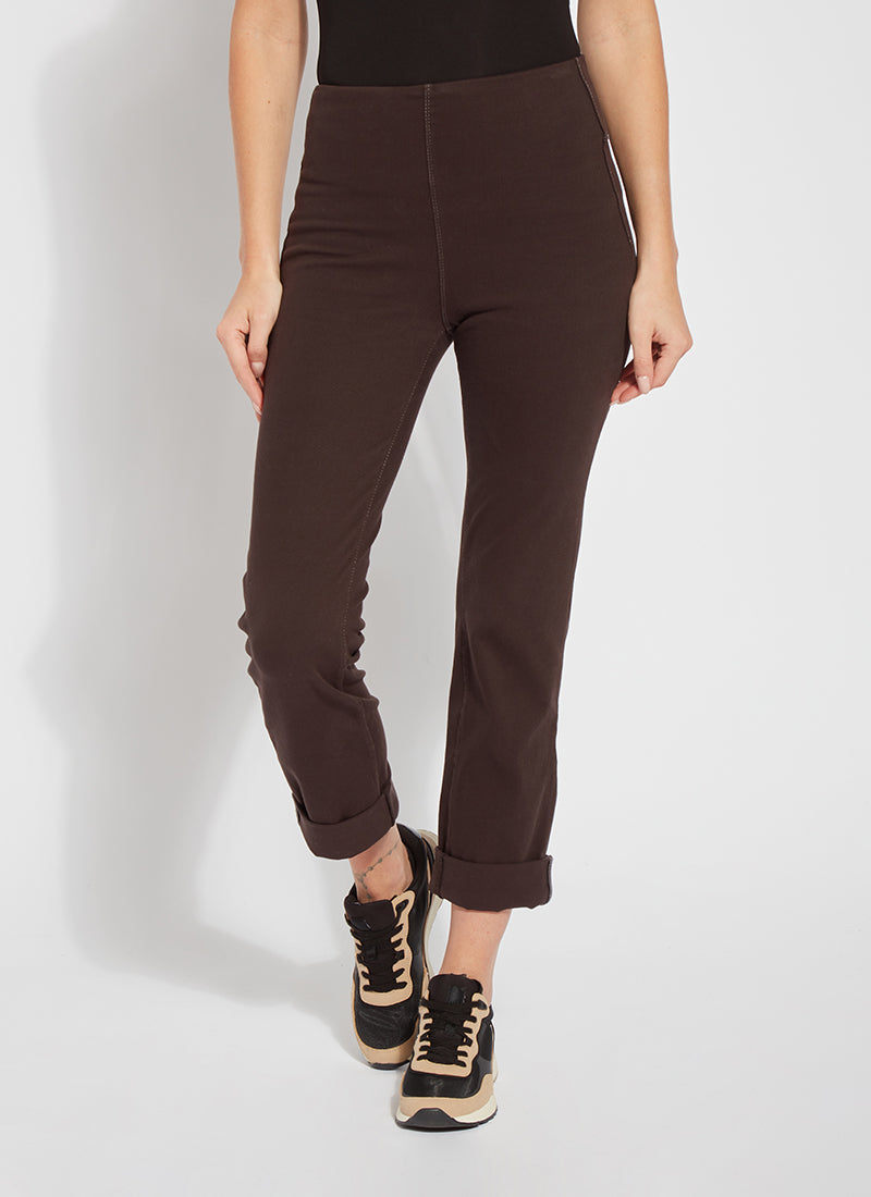 brown denim lysse comfy jeans