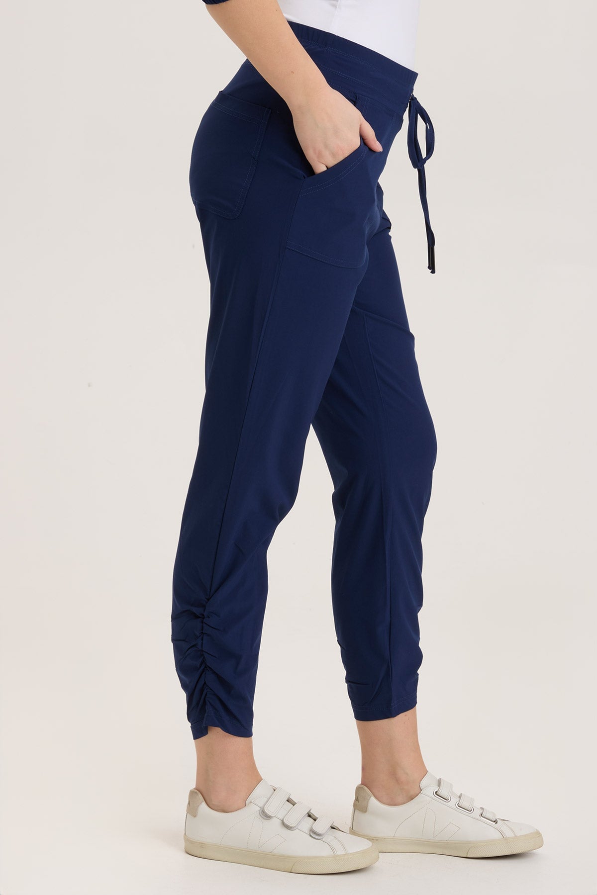 comfy navy lounge pant, stretchy