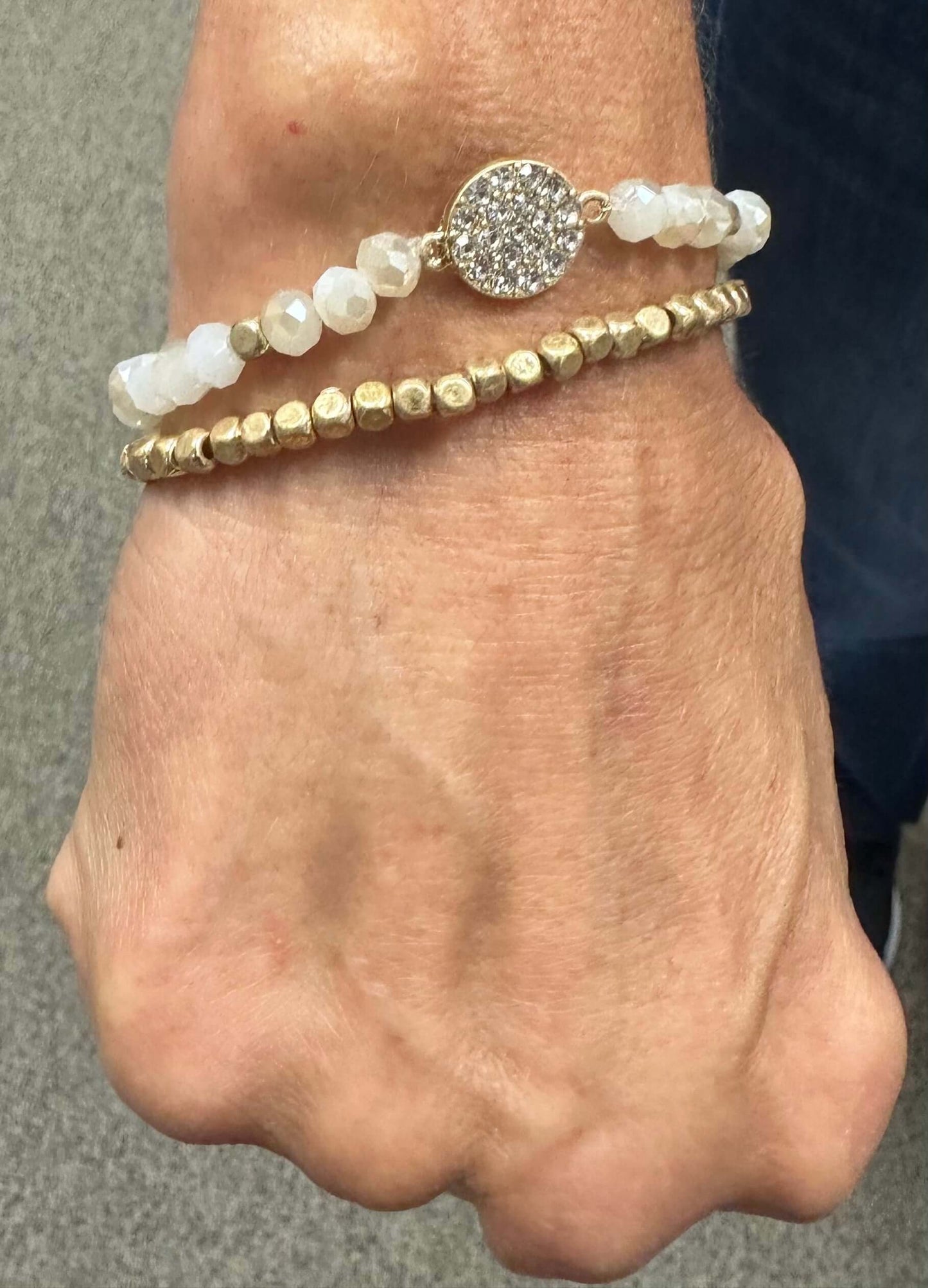 Meghan Browne Kev Ivory Bracelet Set