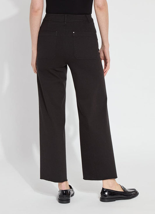 wide leg black pant