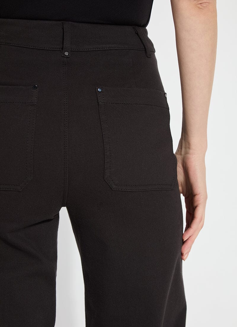 wide leg black pant
