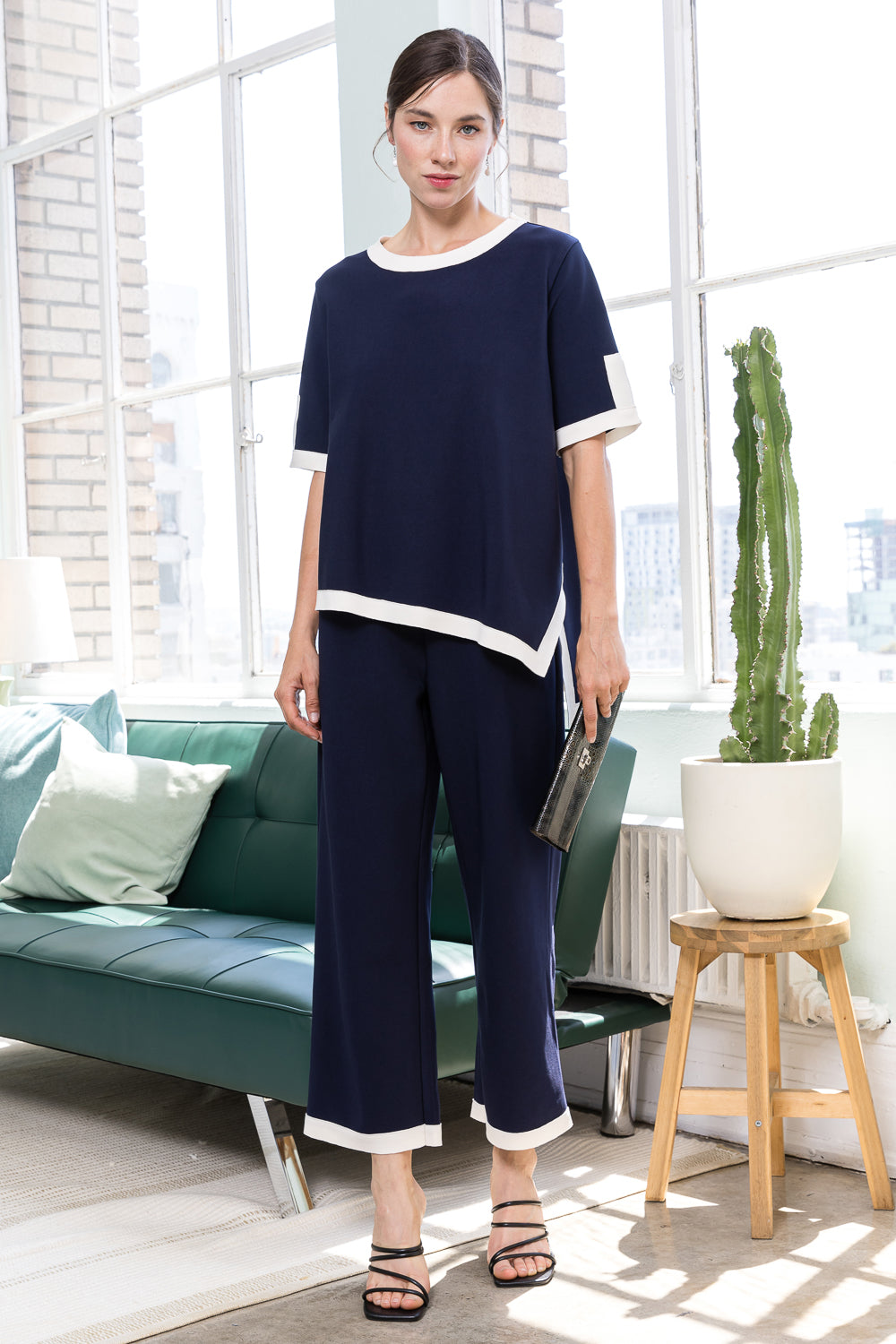 Kaya Crepe Top