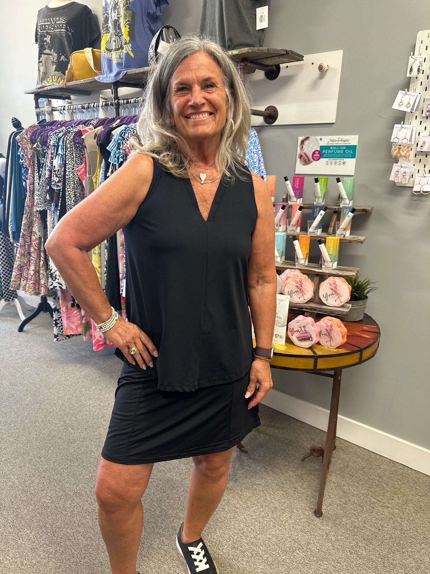 Sleeveless V-Neck Tank