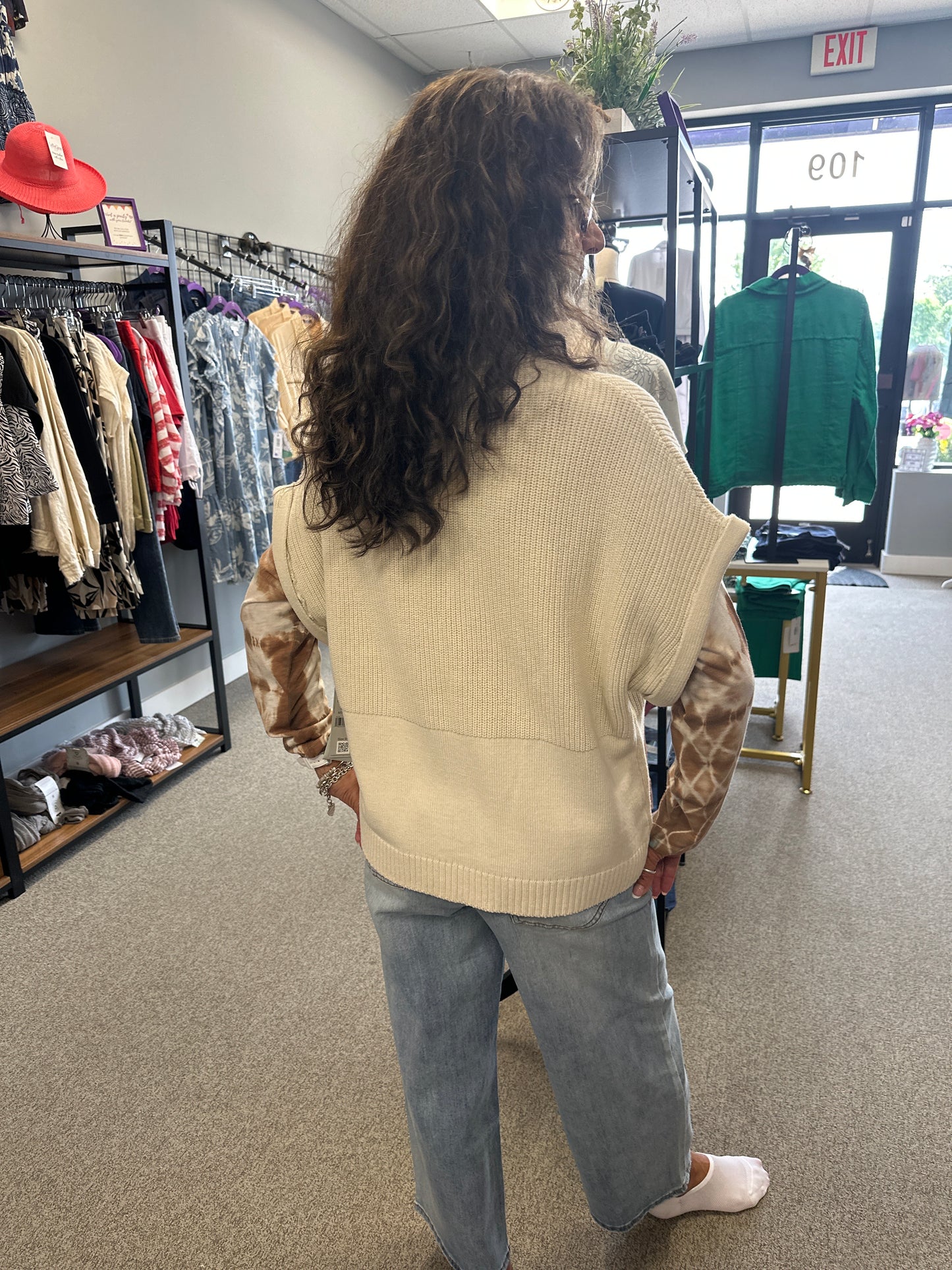 Oversized Sweater Vest