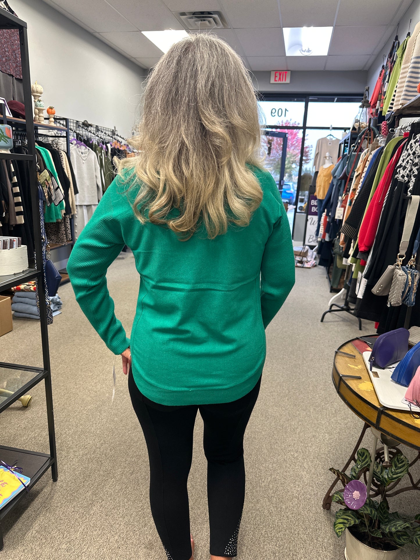 Pocket Scoop Neck