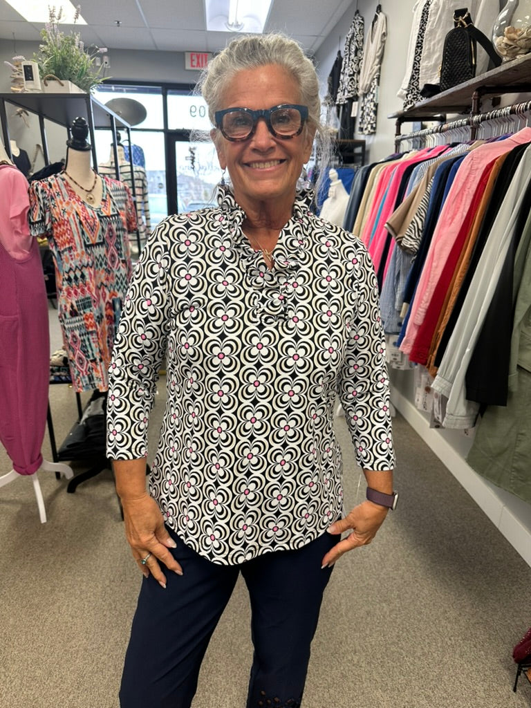 Ruffle Swirl Top