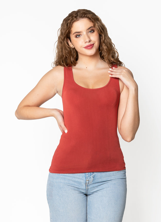 red bamboo tank
