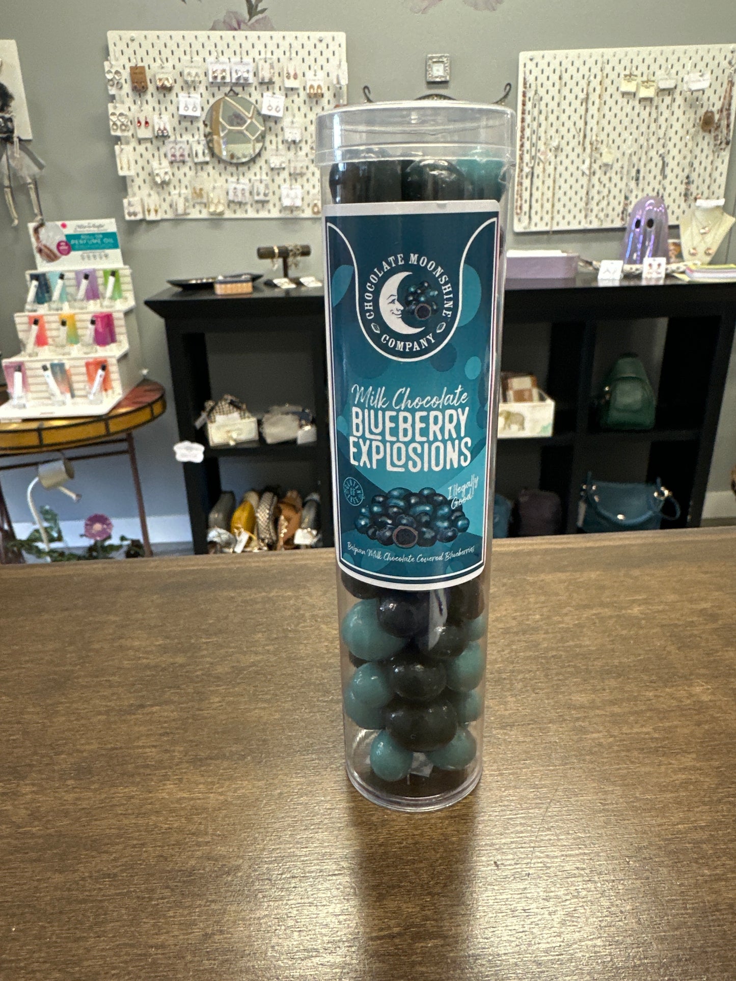 Milk Chocolate Blueberry Explosions