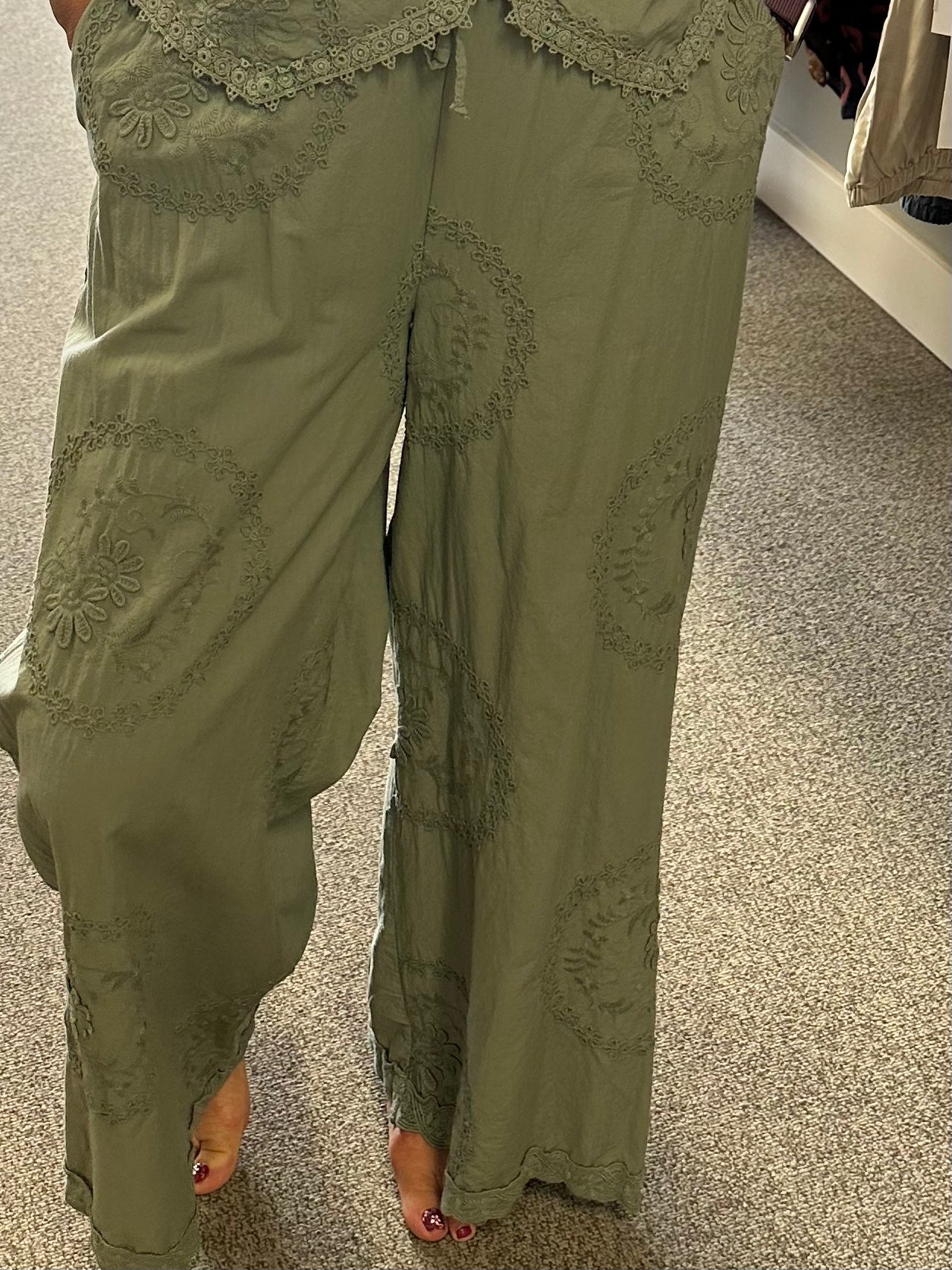 Embroidered Palazzo