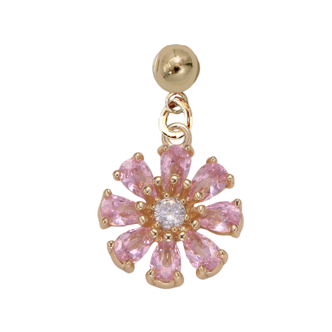 charms pink flower
