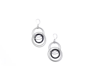 Big Piano Hoop Earring