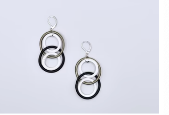 Big Piano Hoop Earring