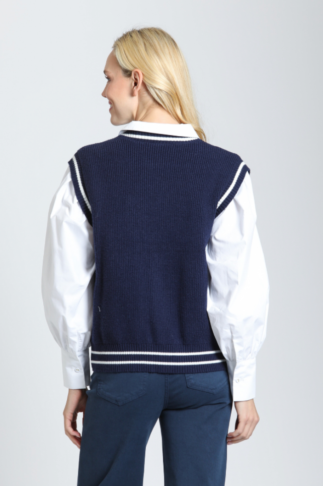 Denim Patch Vest