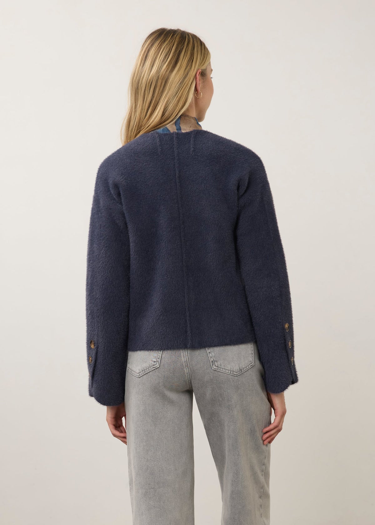 Collarless Jacket