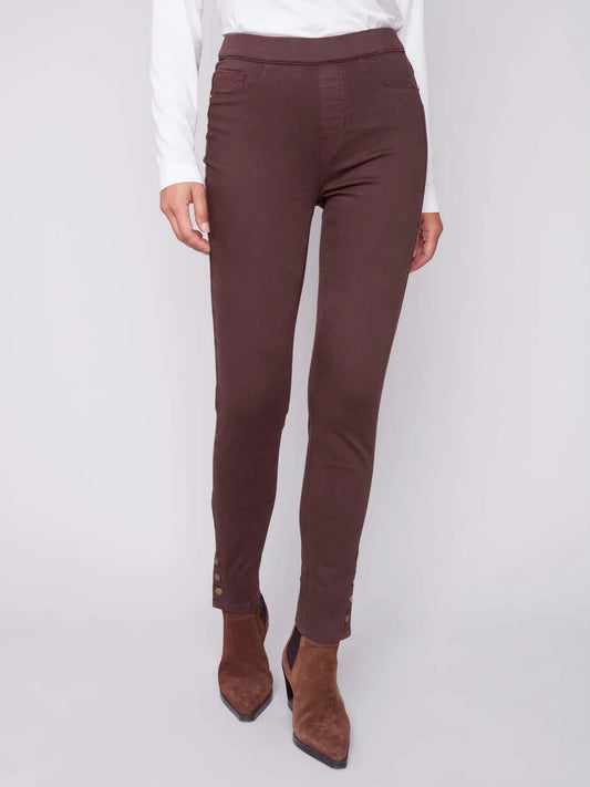 3-Side Snap Twill Pant