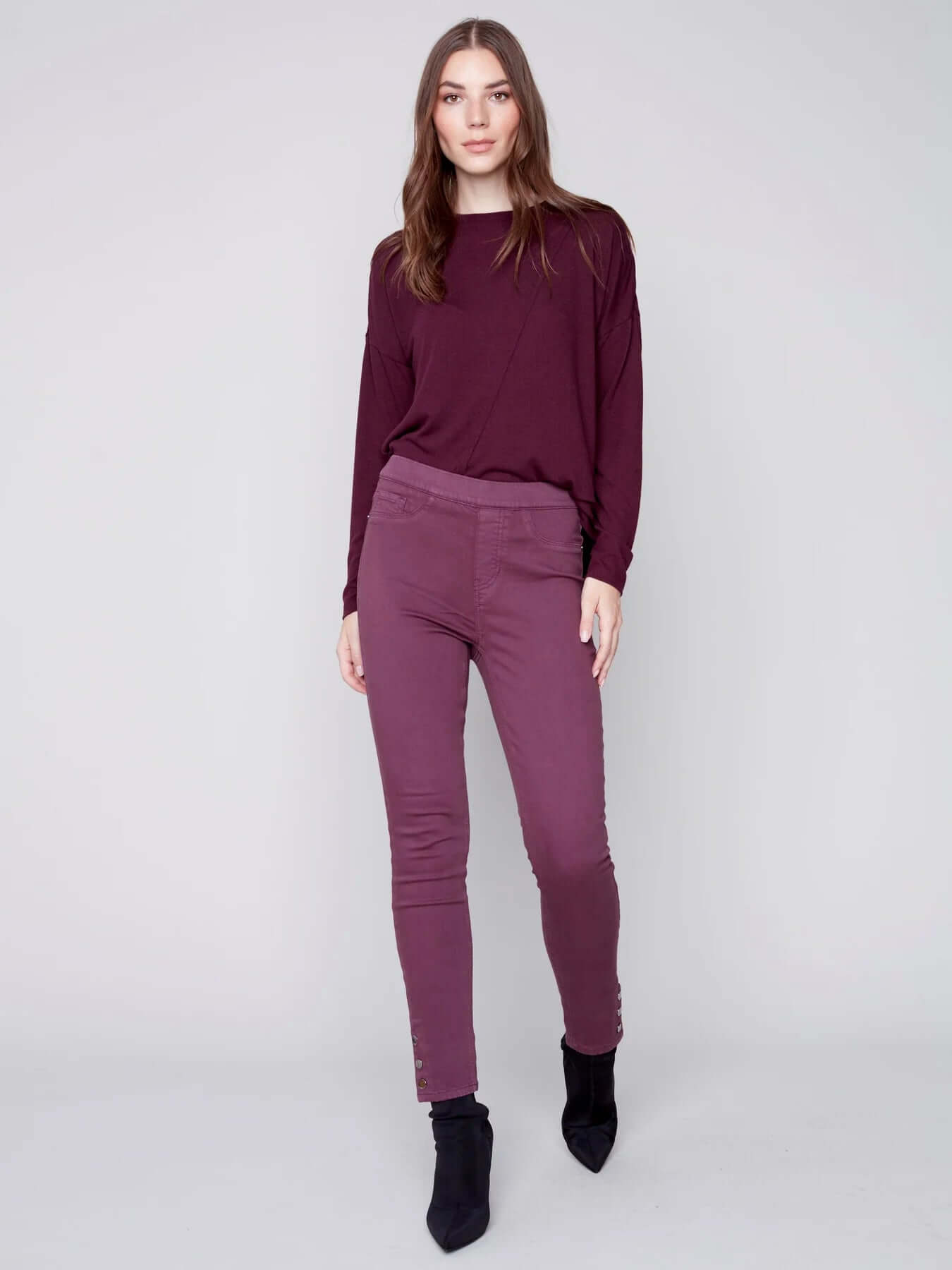 3-Side Snap Twill Pant
