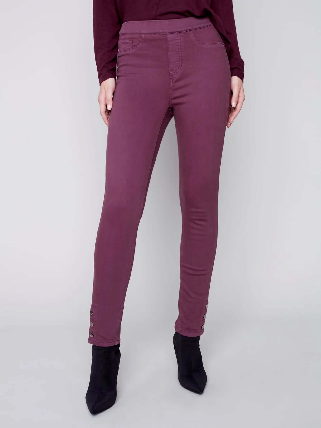 3-Side Snap Twill Pant