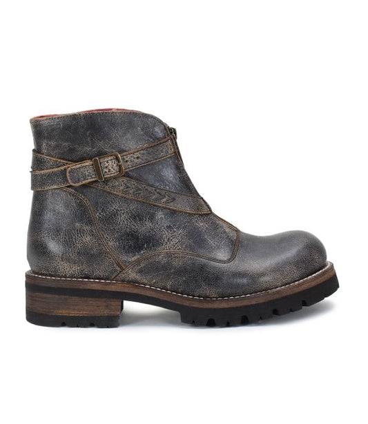 dessa bedstu grey brown leather boots