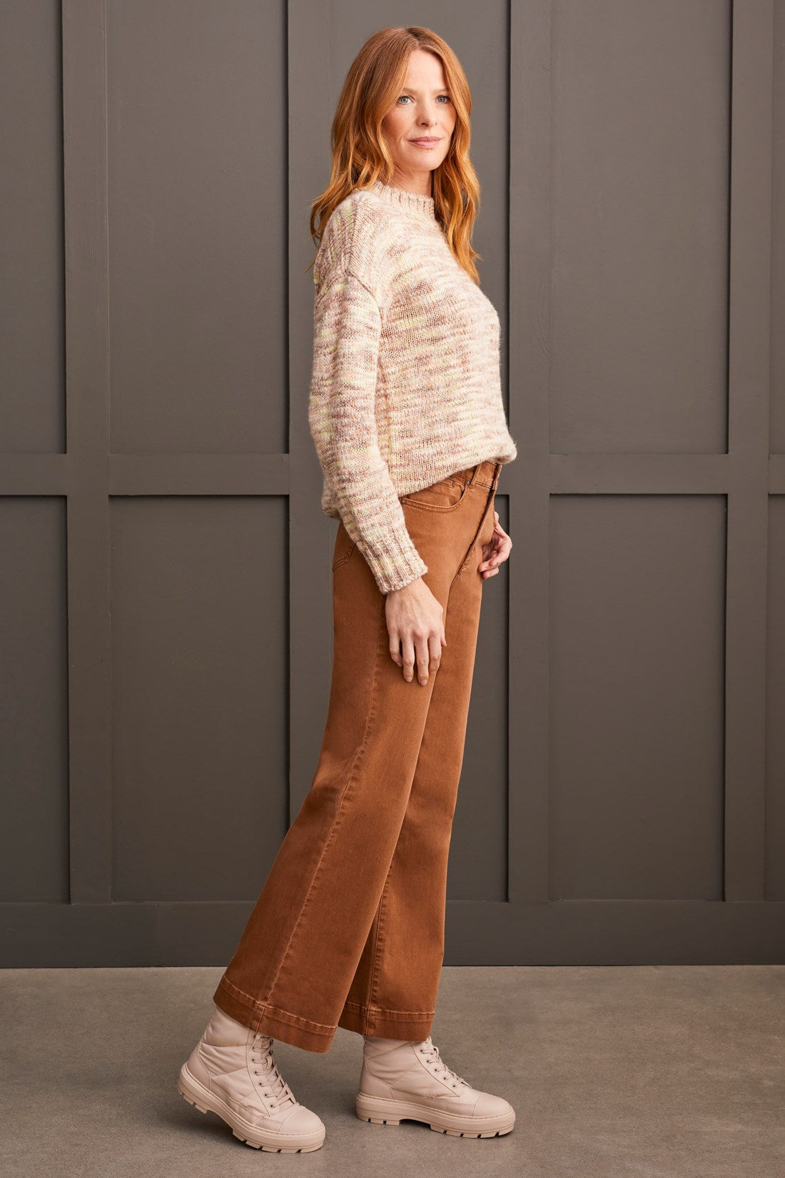 Fall pants, chic, comfy pants, brown, autumn, burnt orange