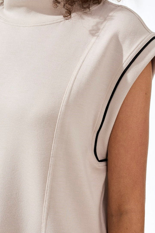 Techno Lux Mock Neck