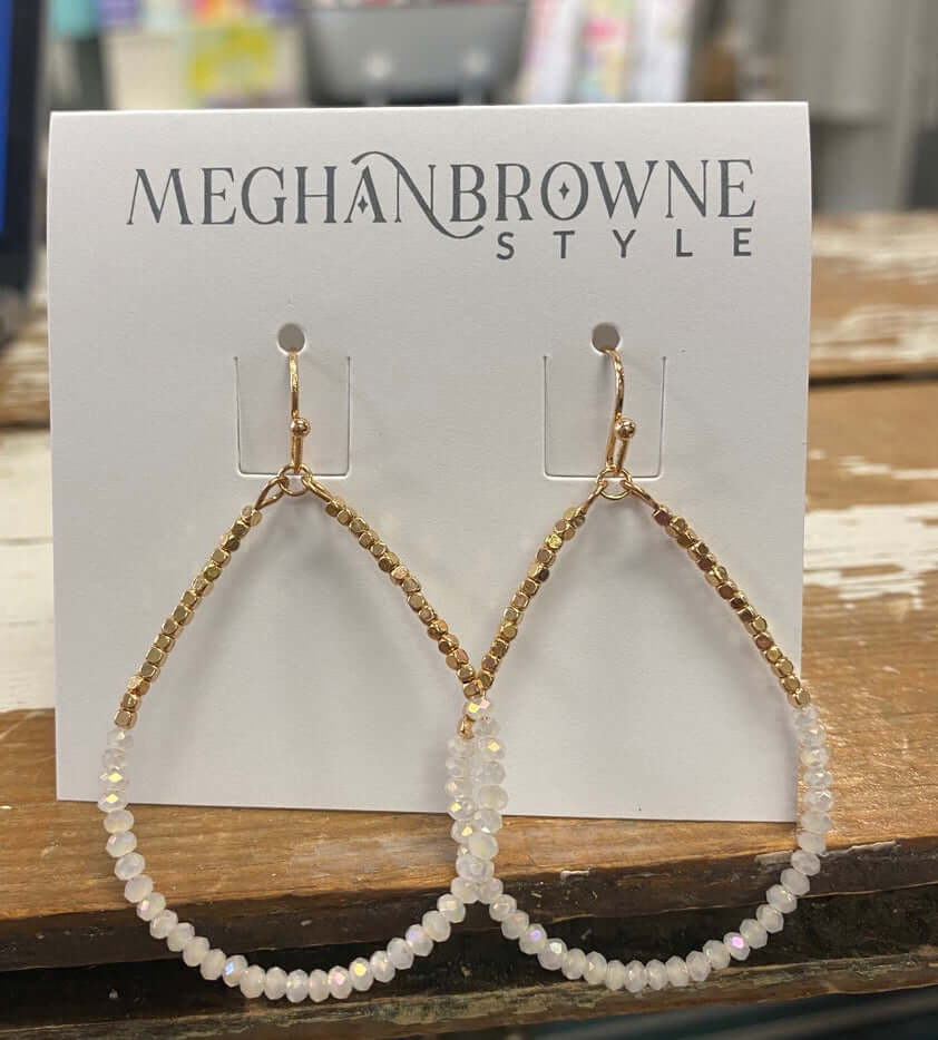 Boutique style store earrings