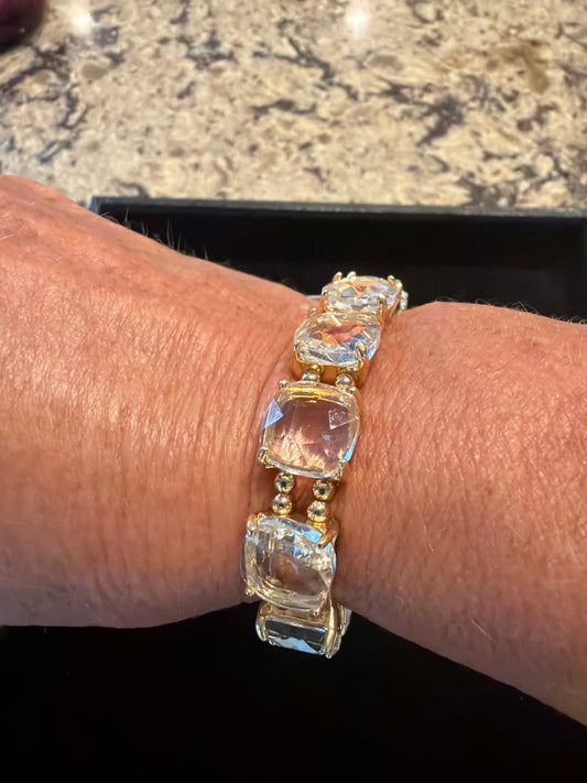 Kaster Gold Clear Bracelet