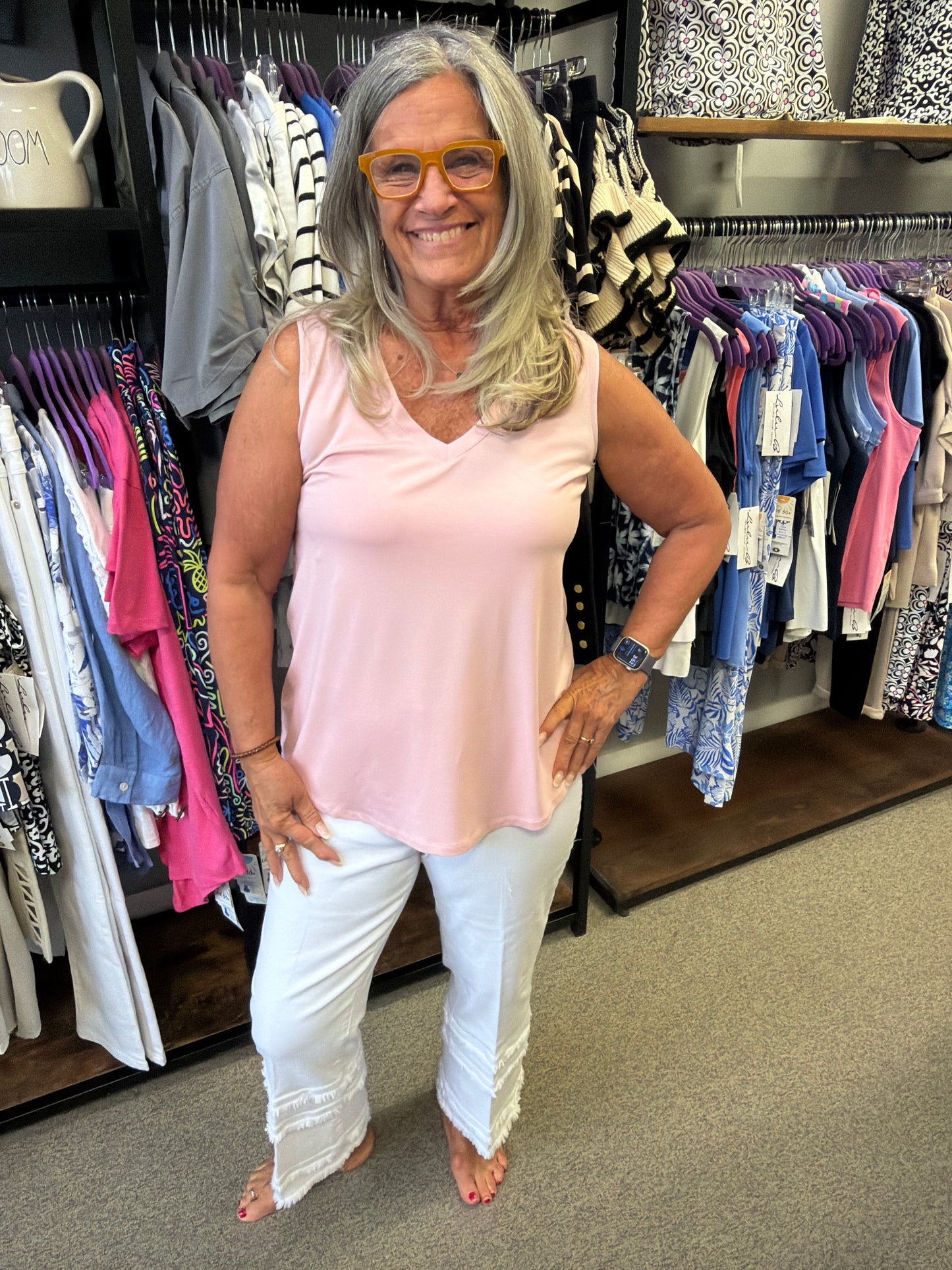 Sleeveless V-Neck
