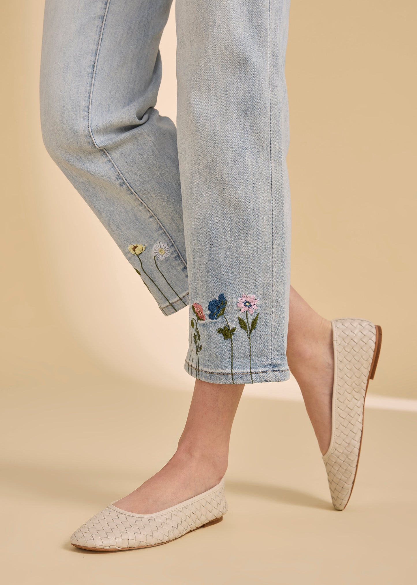 Pull On Crop Denim