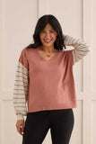 Combo Long Sleeve Sweater