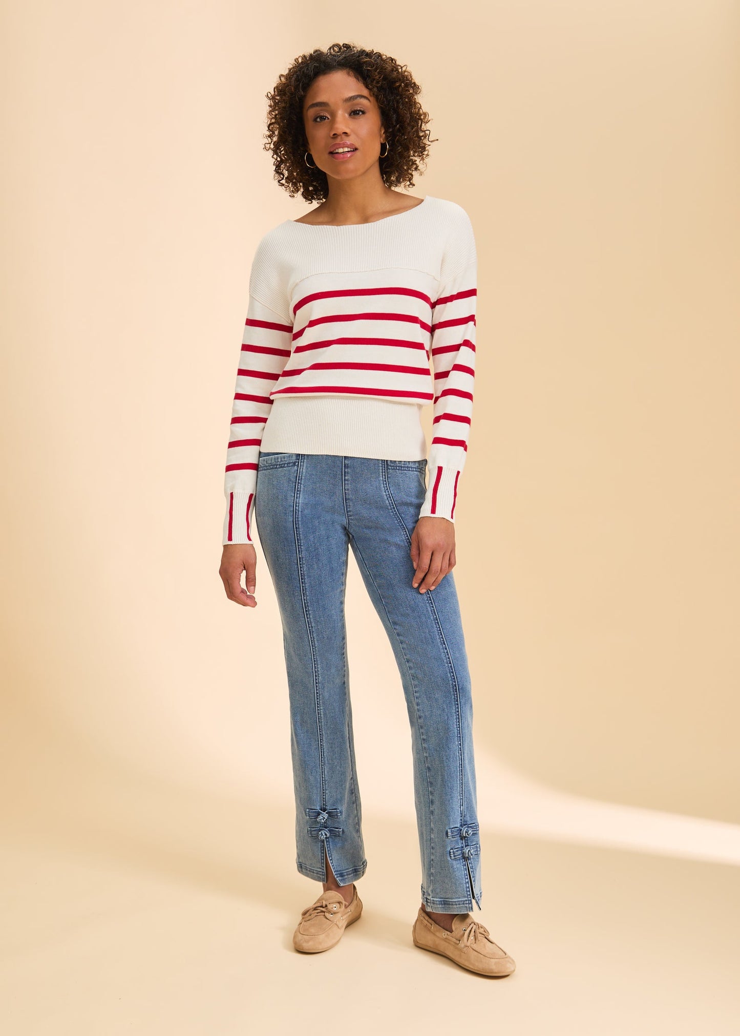 Red & White Sweater