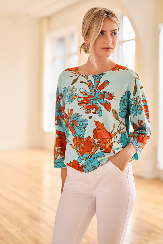 3/4 Sleeve Lightweight Sweater