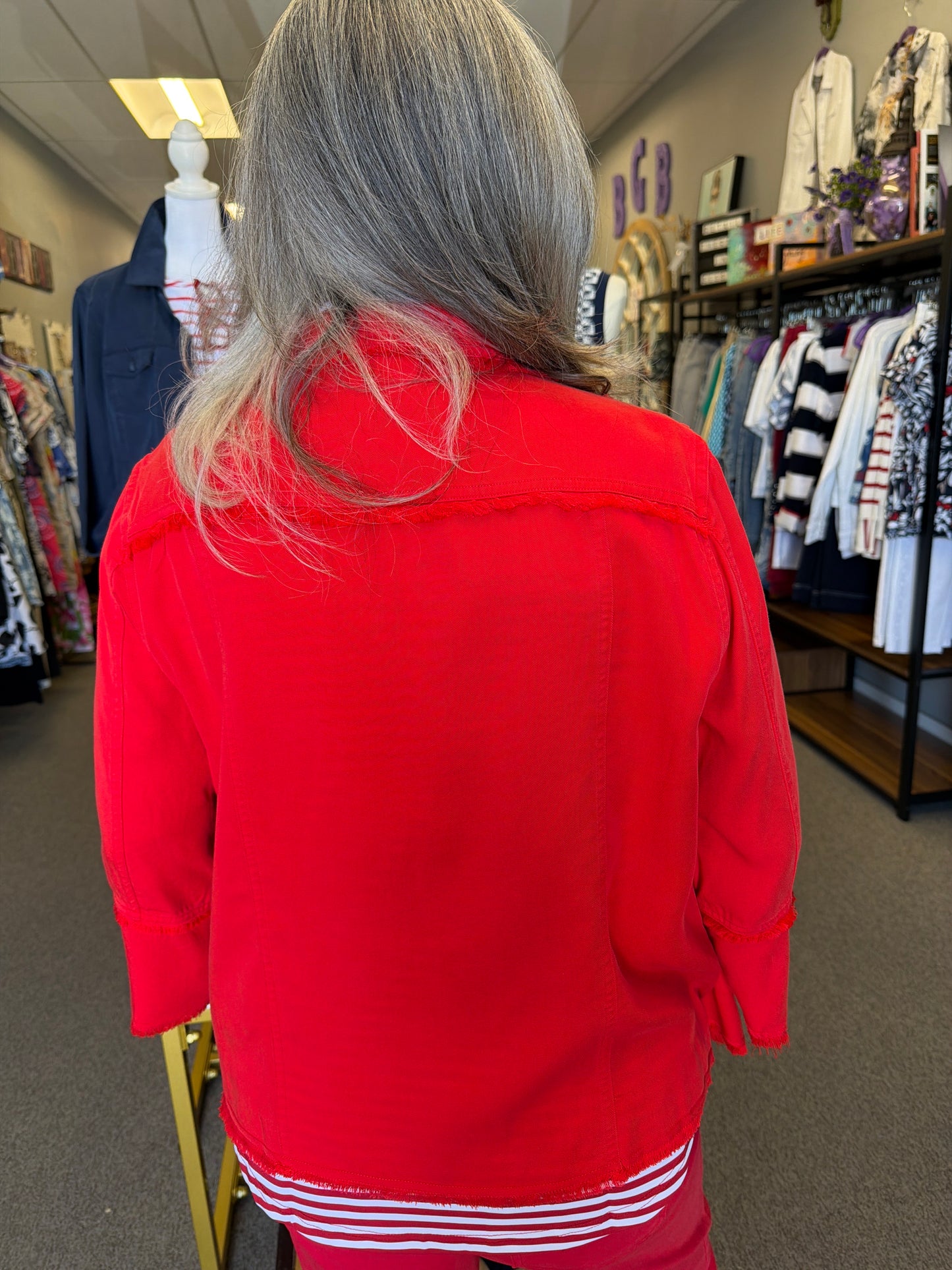 Fringe Trim Jacket