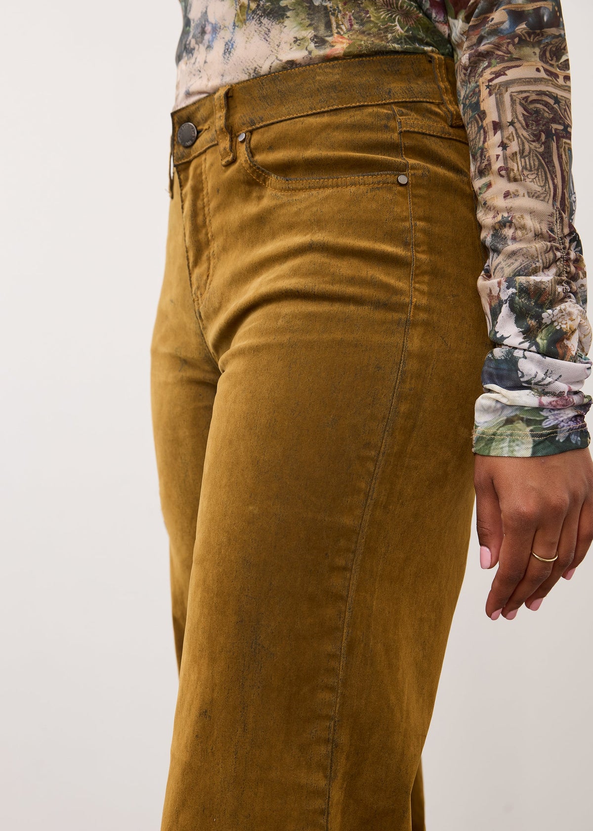 Brass Olivia Wide Leg