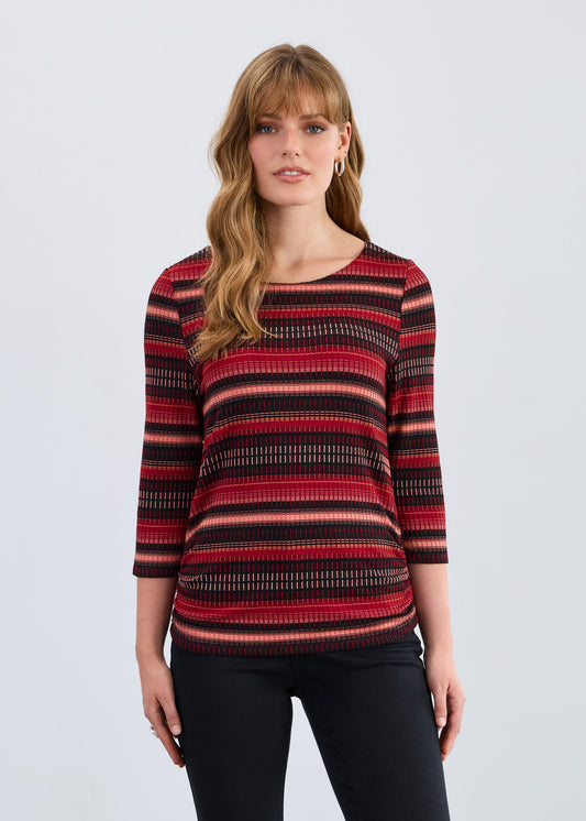 3/4 Sleeve Ruched