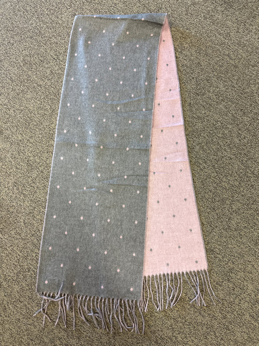 Polka Dot Two Tone Scarf