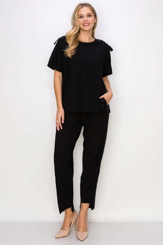 Katie Knit Crepe Pant