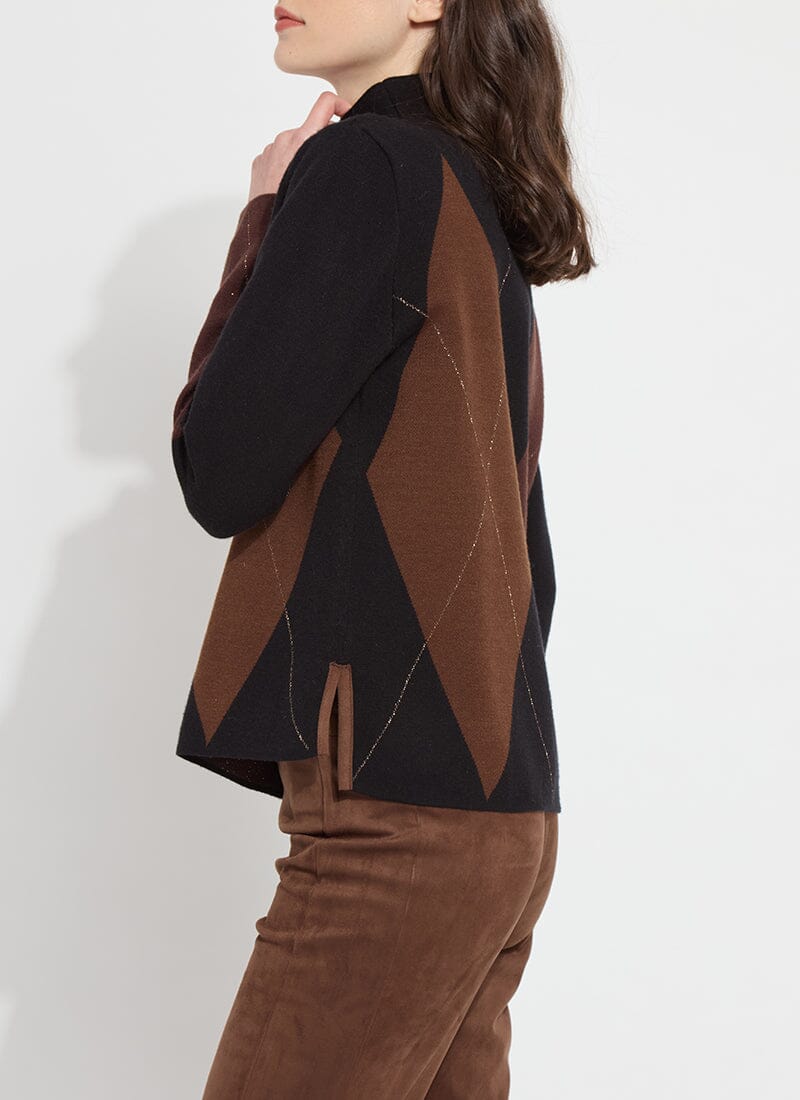 lysse black brown chic classy sweater