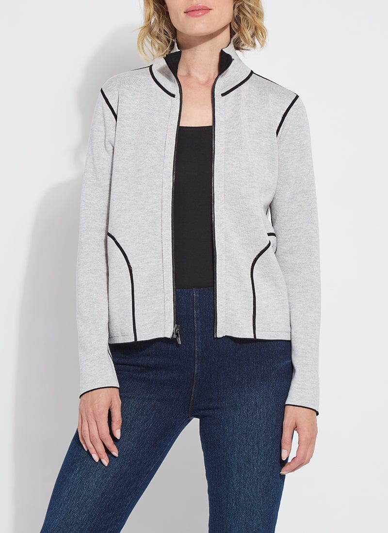 Reversible Cashmere Zip Cardigan