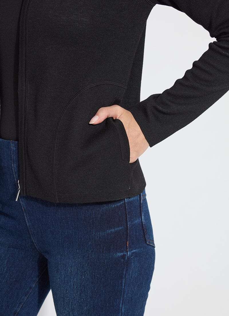 Reversible Cashmere Zip Cardigan