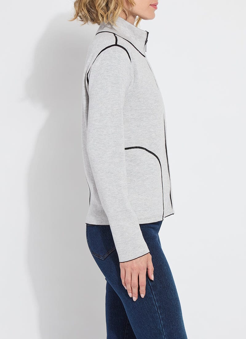 Reversible Cashmere Zip Cardigan