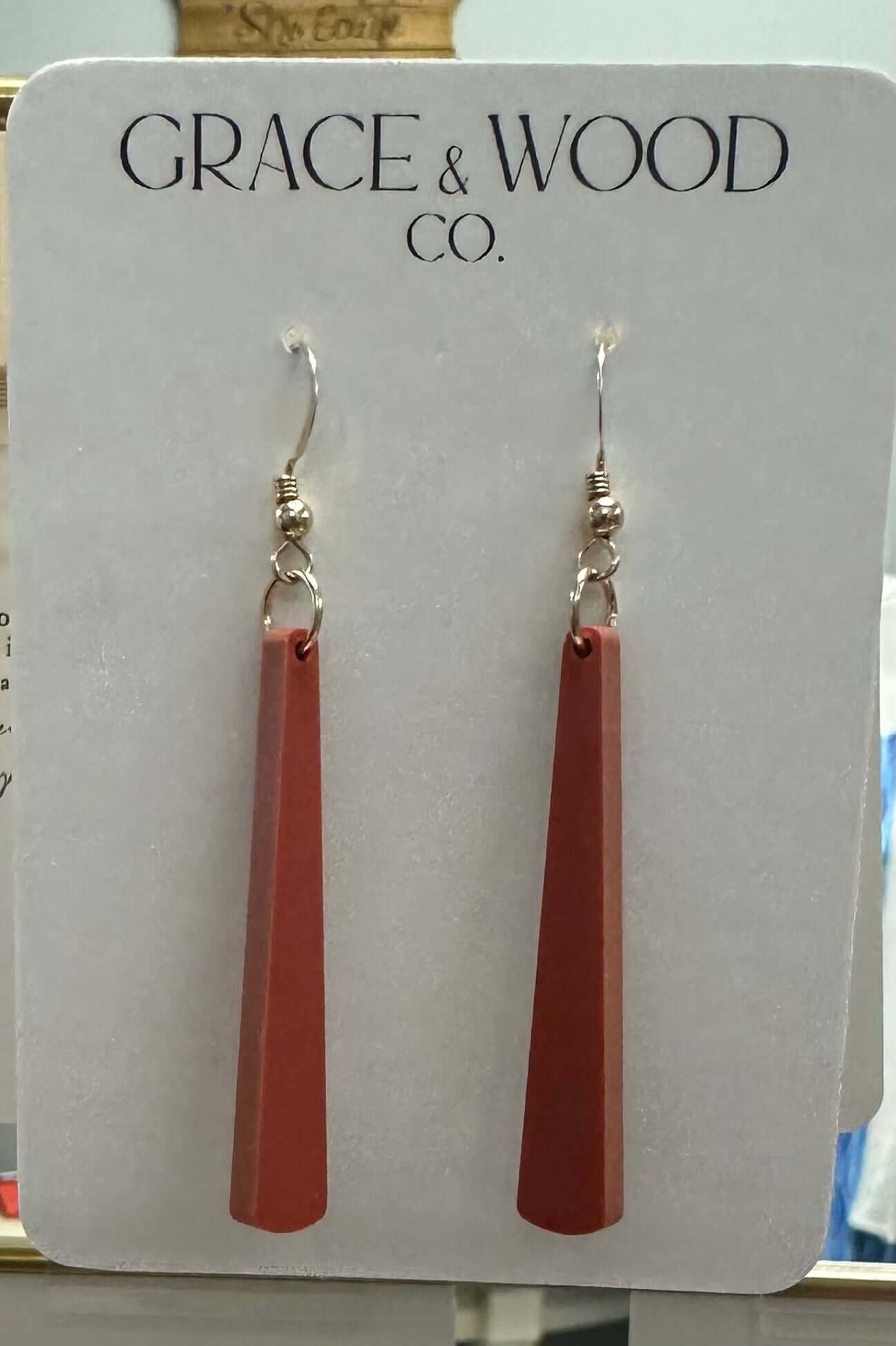 Grace & Wood Skinny Drop Earrings