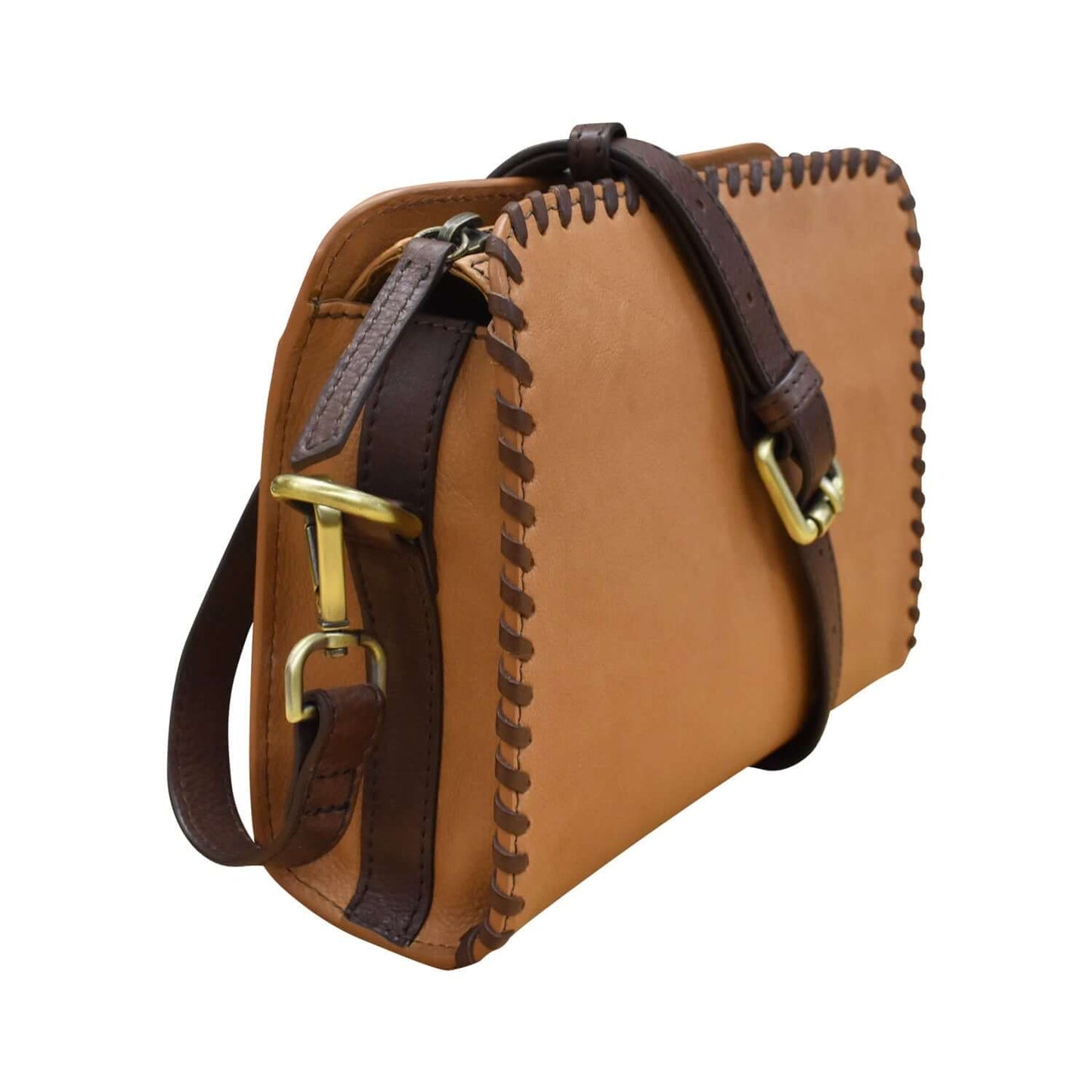 Urbano Whipstitch Dome Crossbody