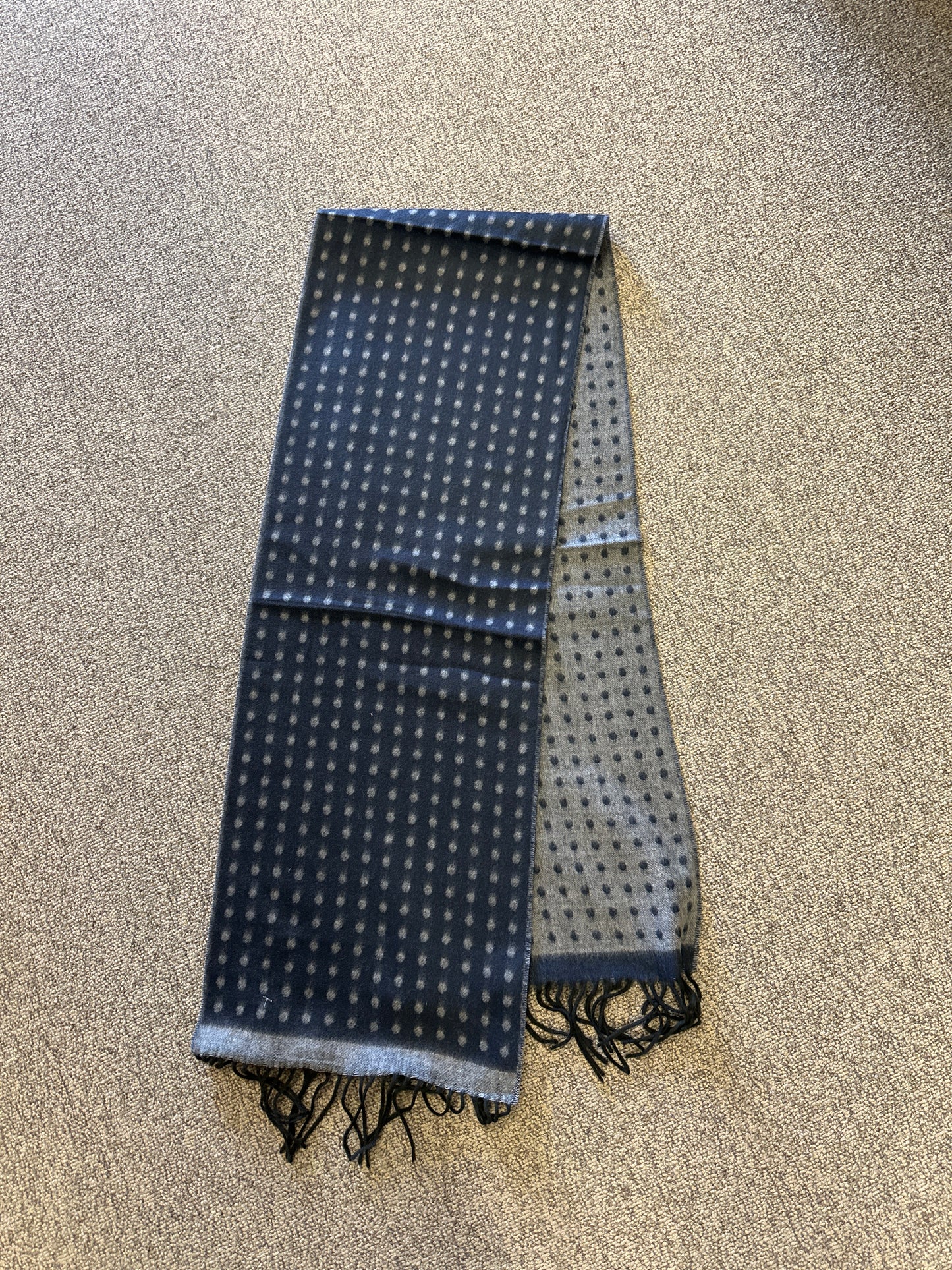 Polka Dot Two Tone Scarf