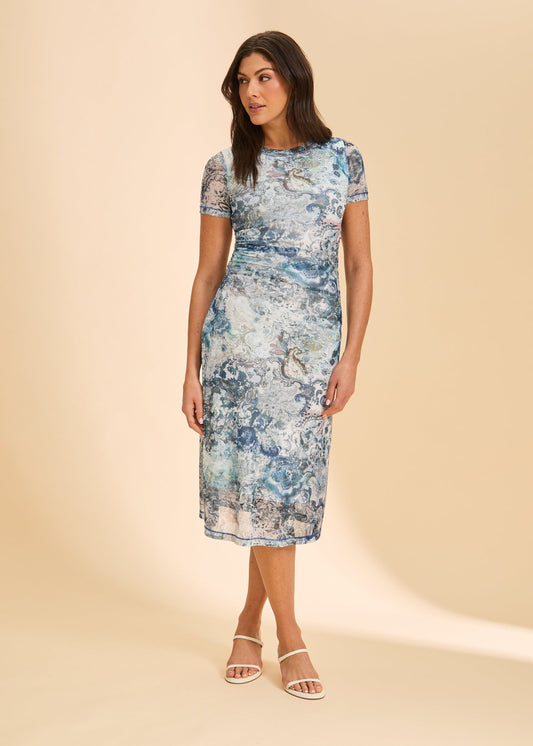 Mesh Midi Dress