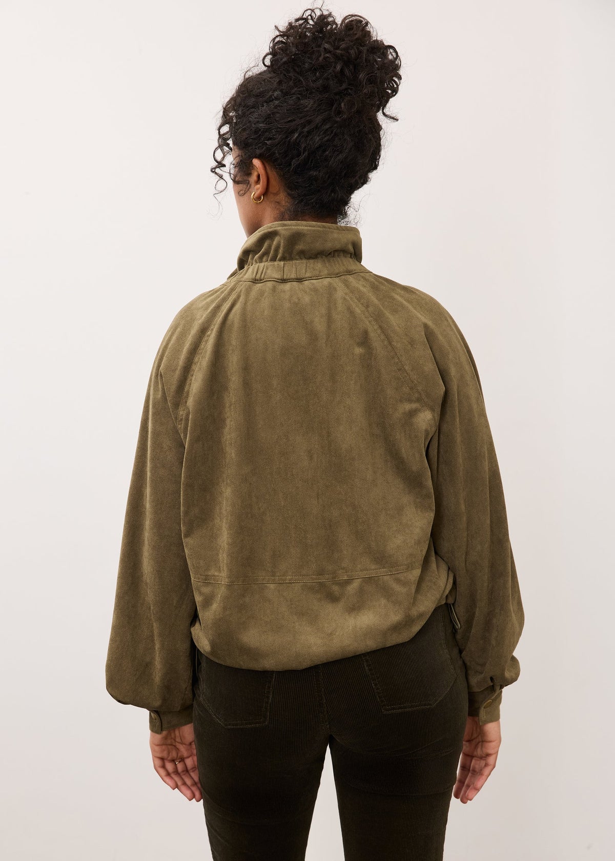 Cinched Hem Bpmber Jacket