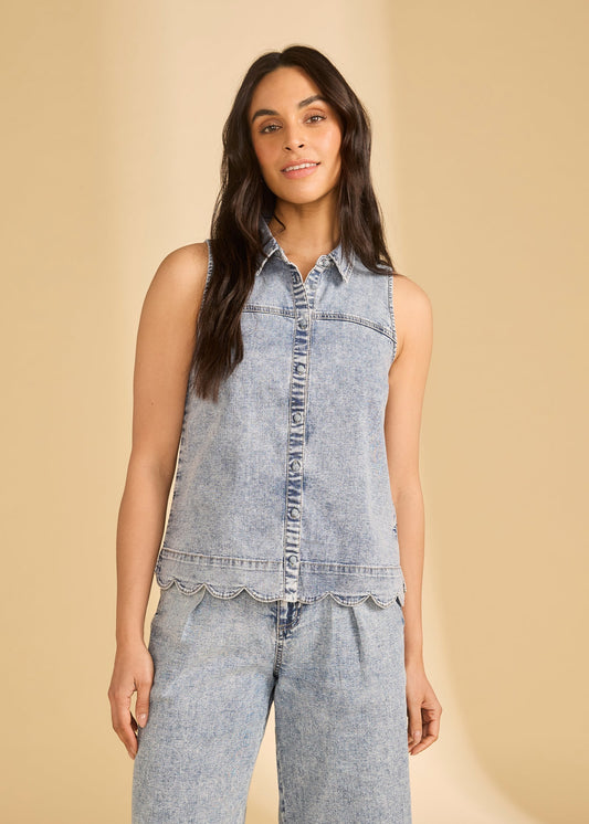 Pale Wash Sleeveless