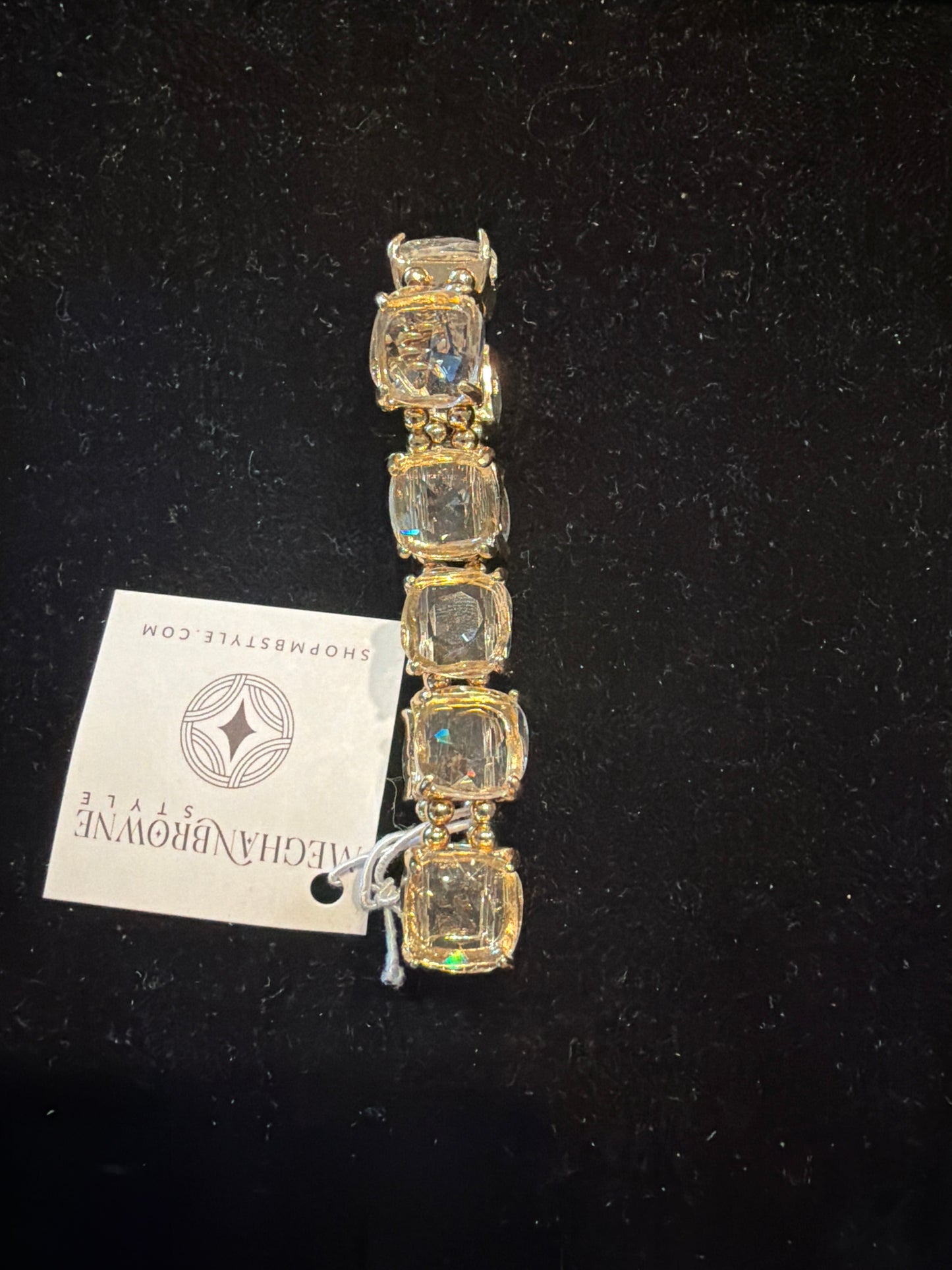 Kaster Gold Clear Bracelet