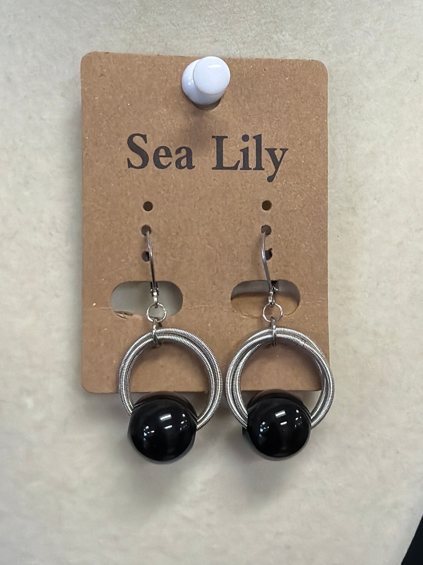 Black Bead Piano Wire