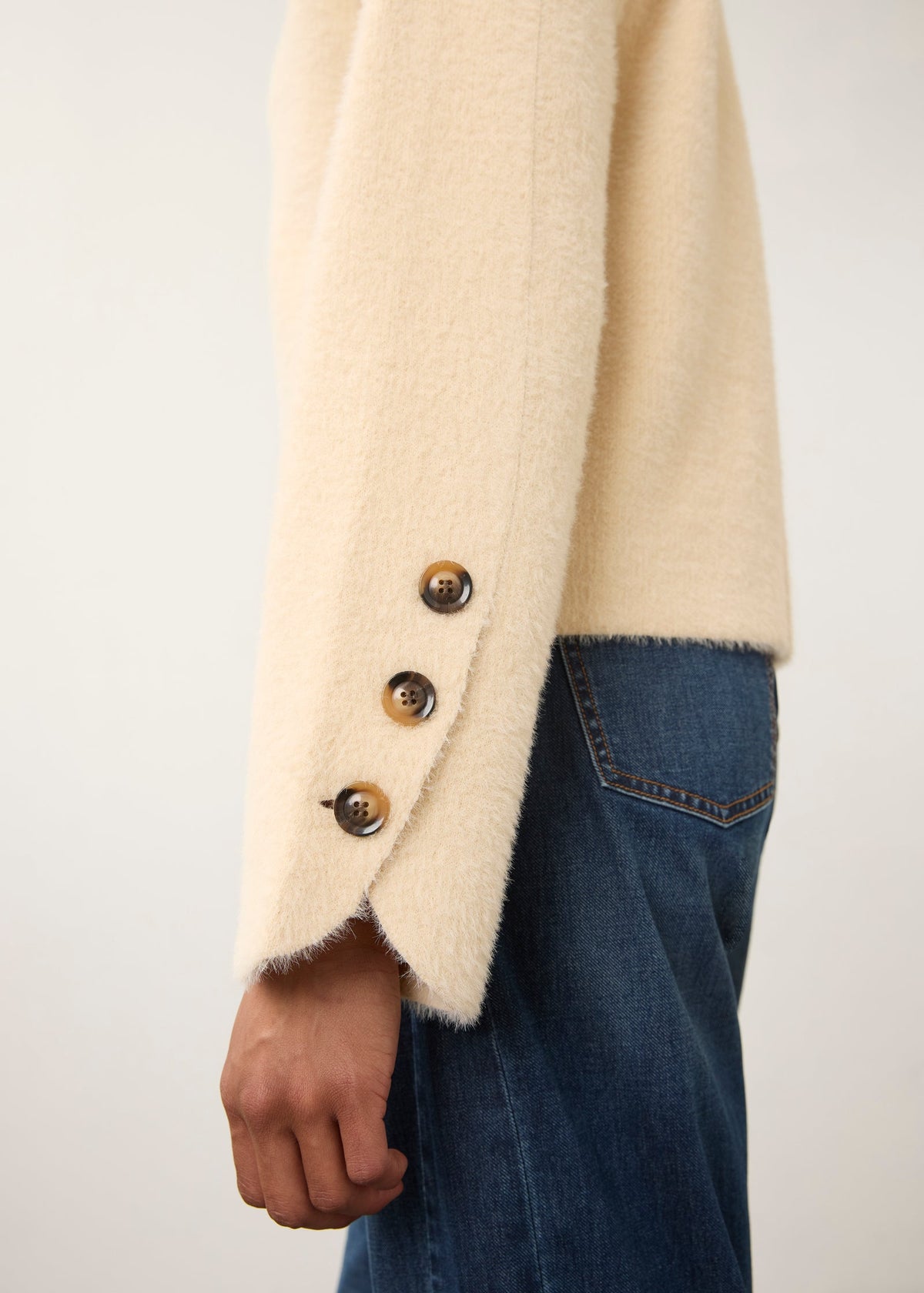 Collarless Jacket