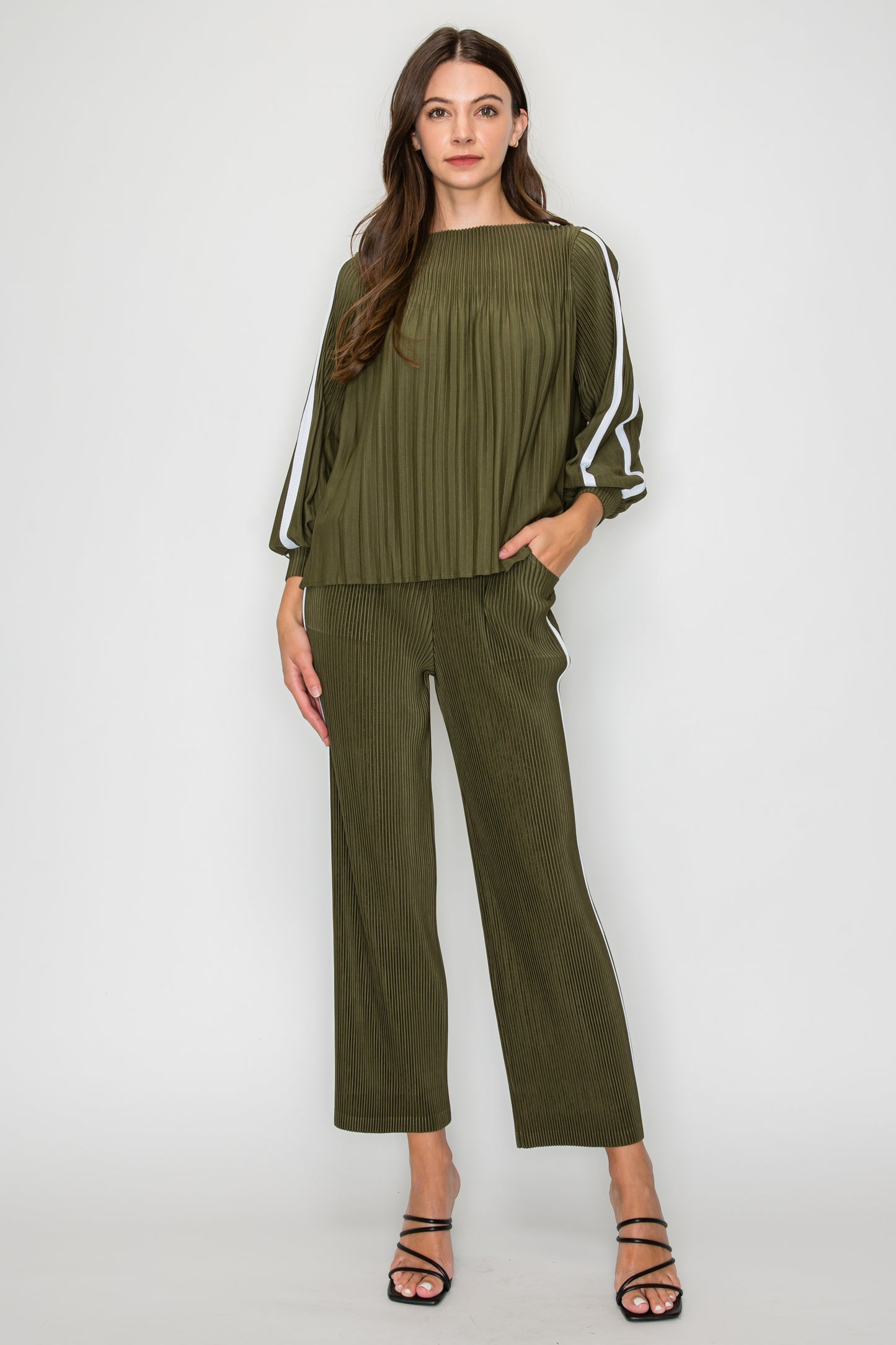 Jaline Pleated Top